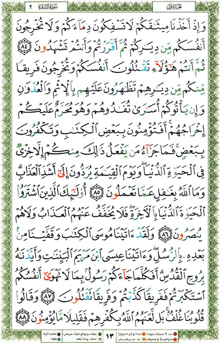 Quran page 13 — Surah Al-Baqara (البقرة) — Holy Quran Al-Karim
