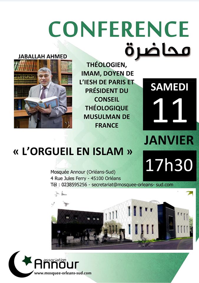 Conférence: JABALLAH AHMED, le samedi 11 janvier 2020