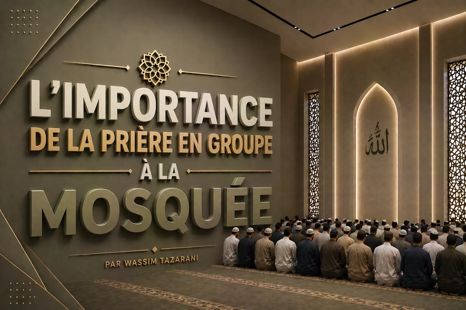 L'importance de la prière en groupe à la mosquée