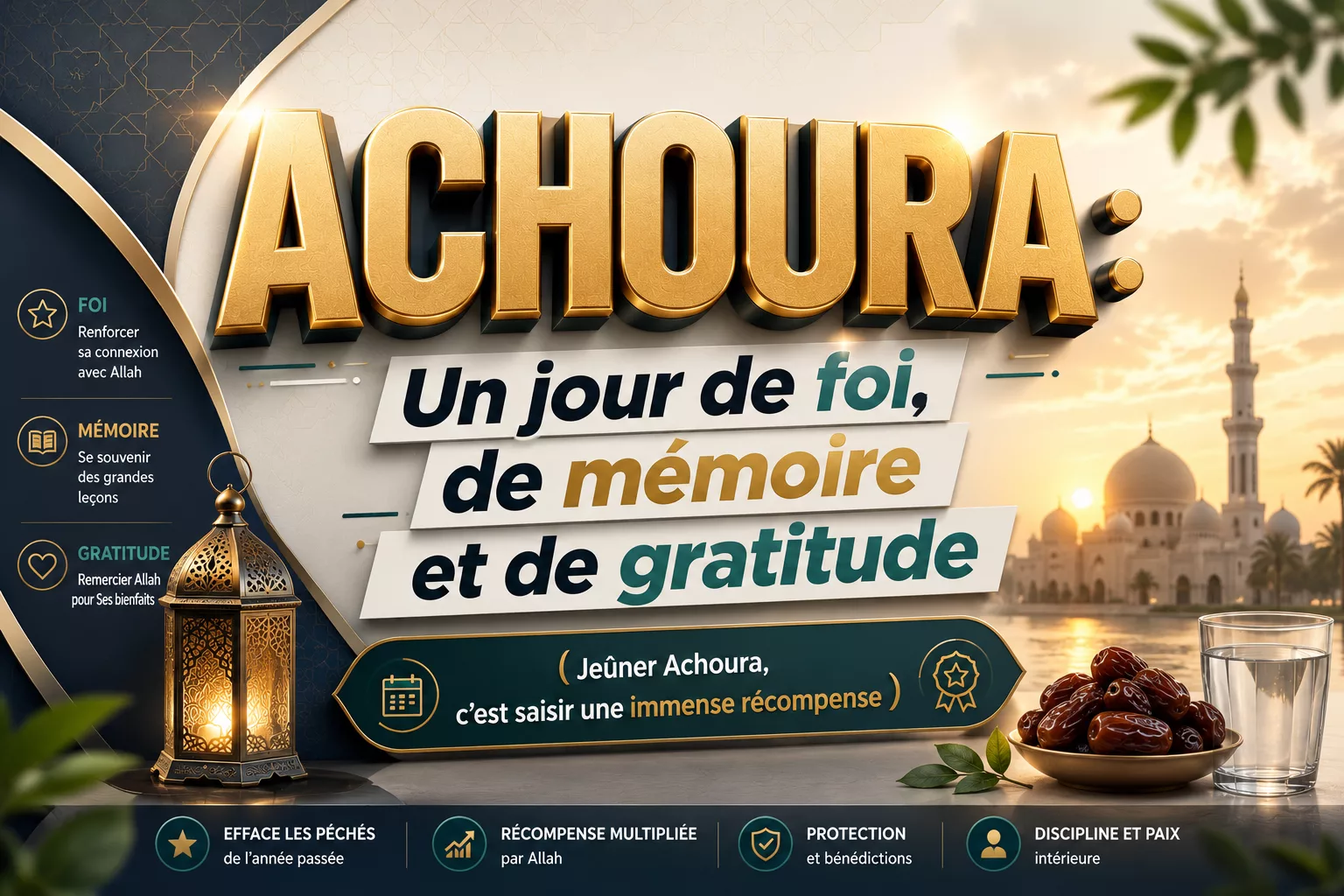 Achoura : Un jour de foi, de mémoire et de gratitude
