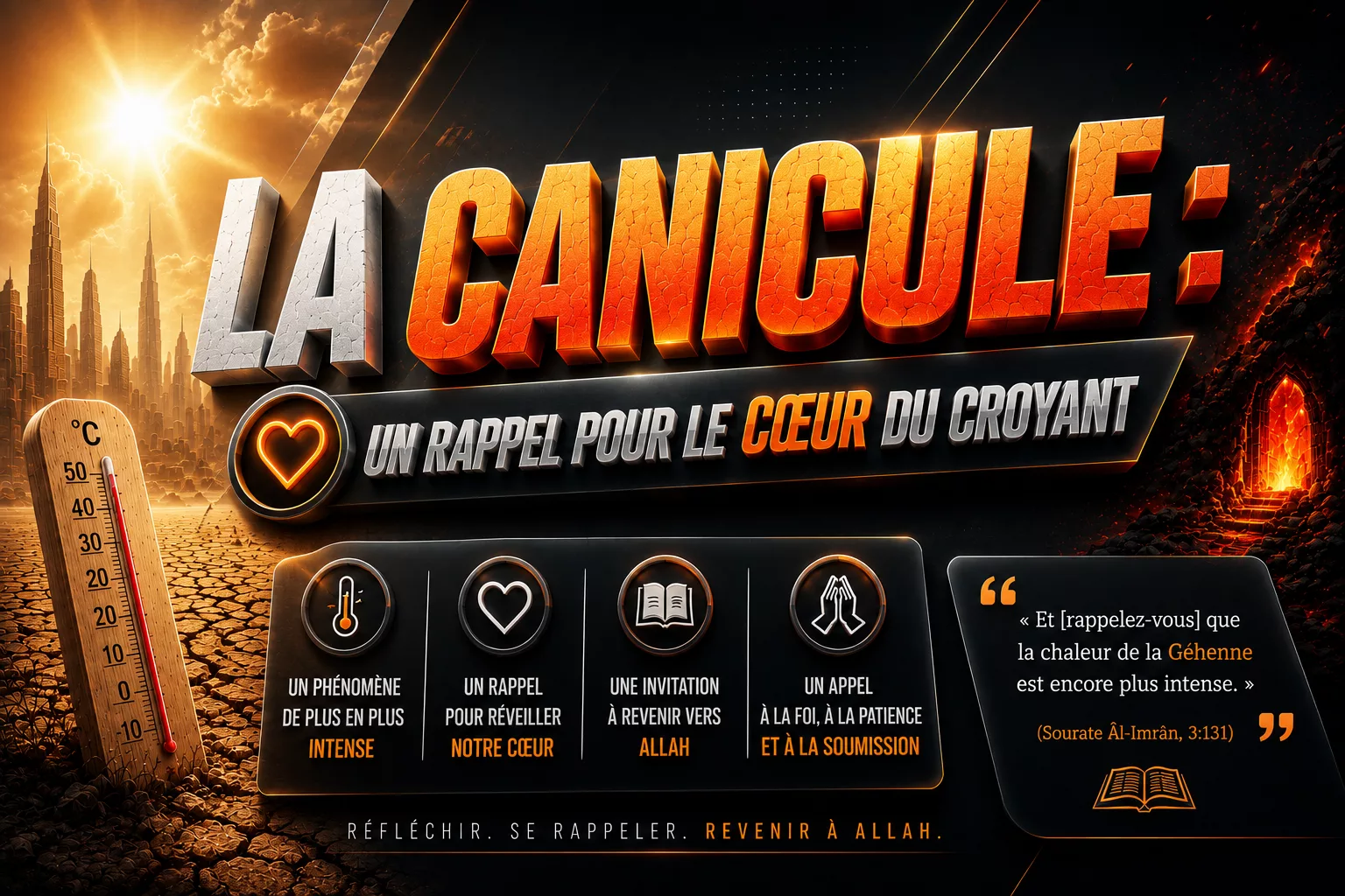 La Canicule : Un Rappel pour le cœur du croyant 
