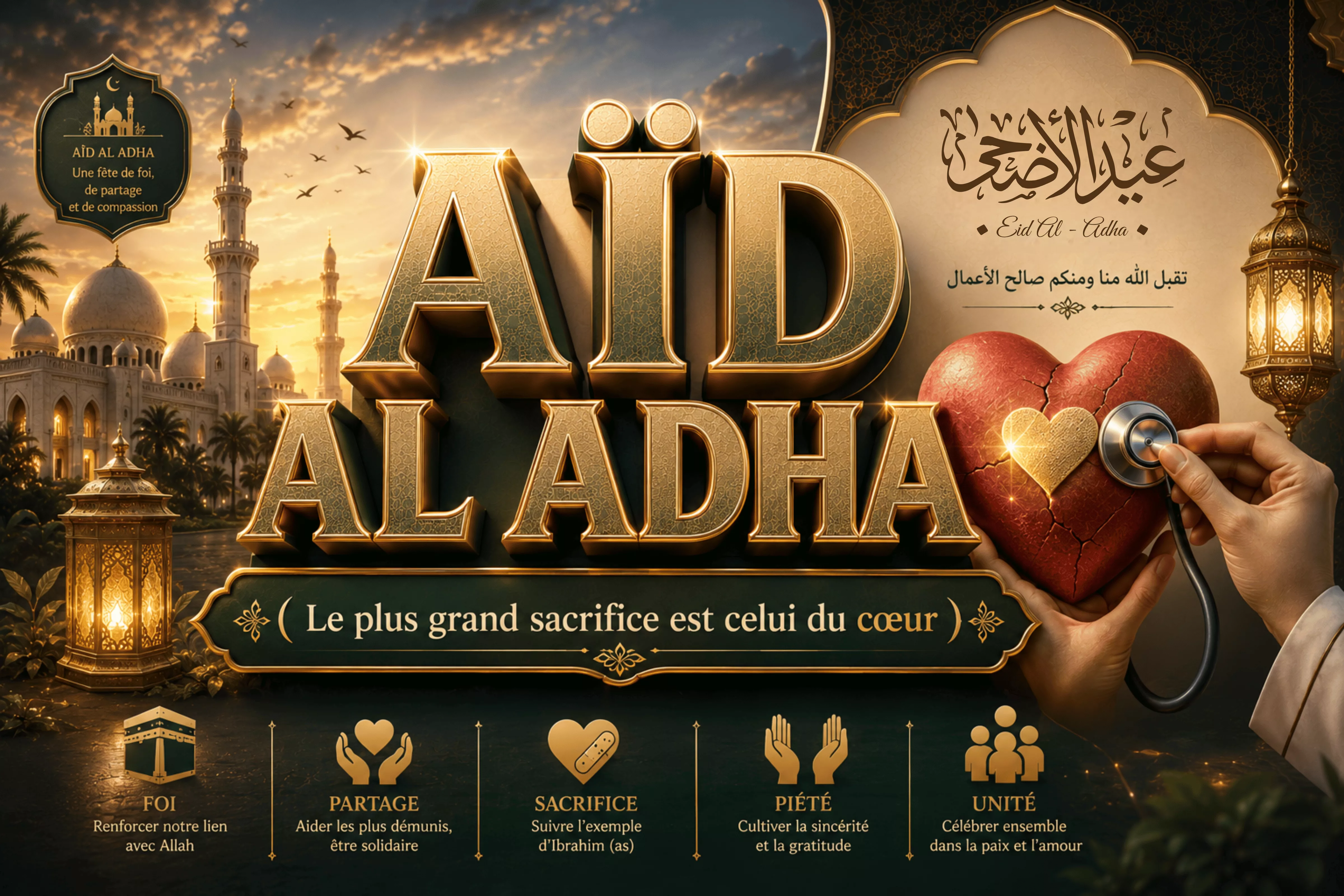 AÏD AL ADHA : Le plus grand sacrifice est celui du cœur