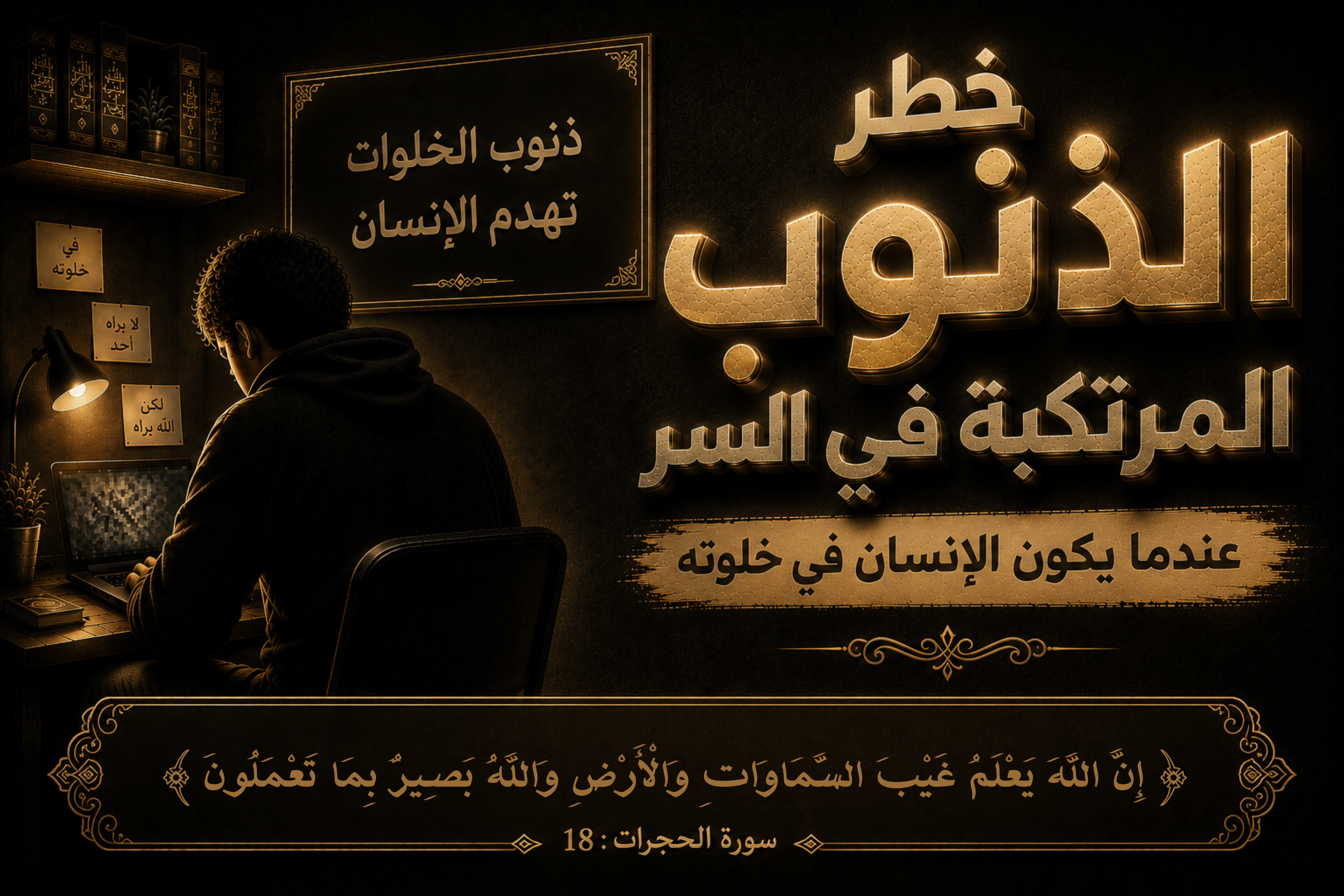  خطر الذنوب المرتكبة في السر
