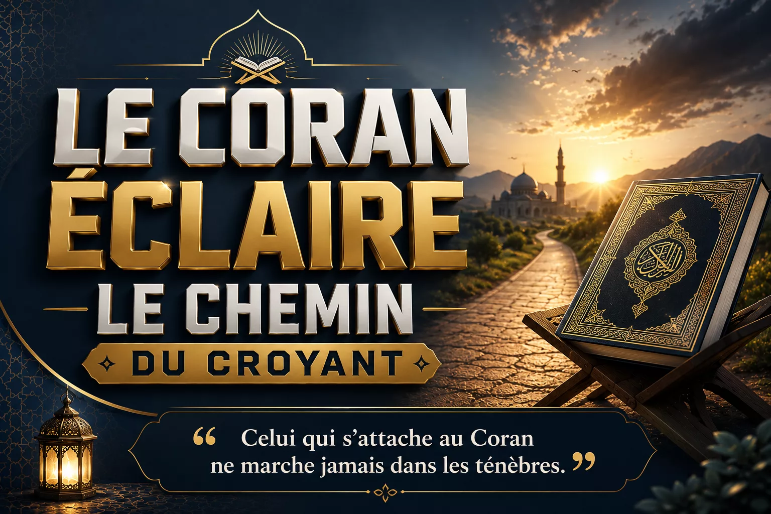 Le Coran éclaire le chemin du croyant