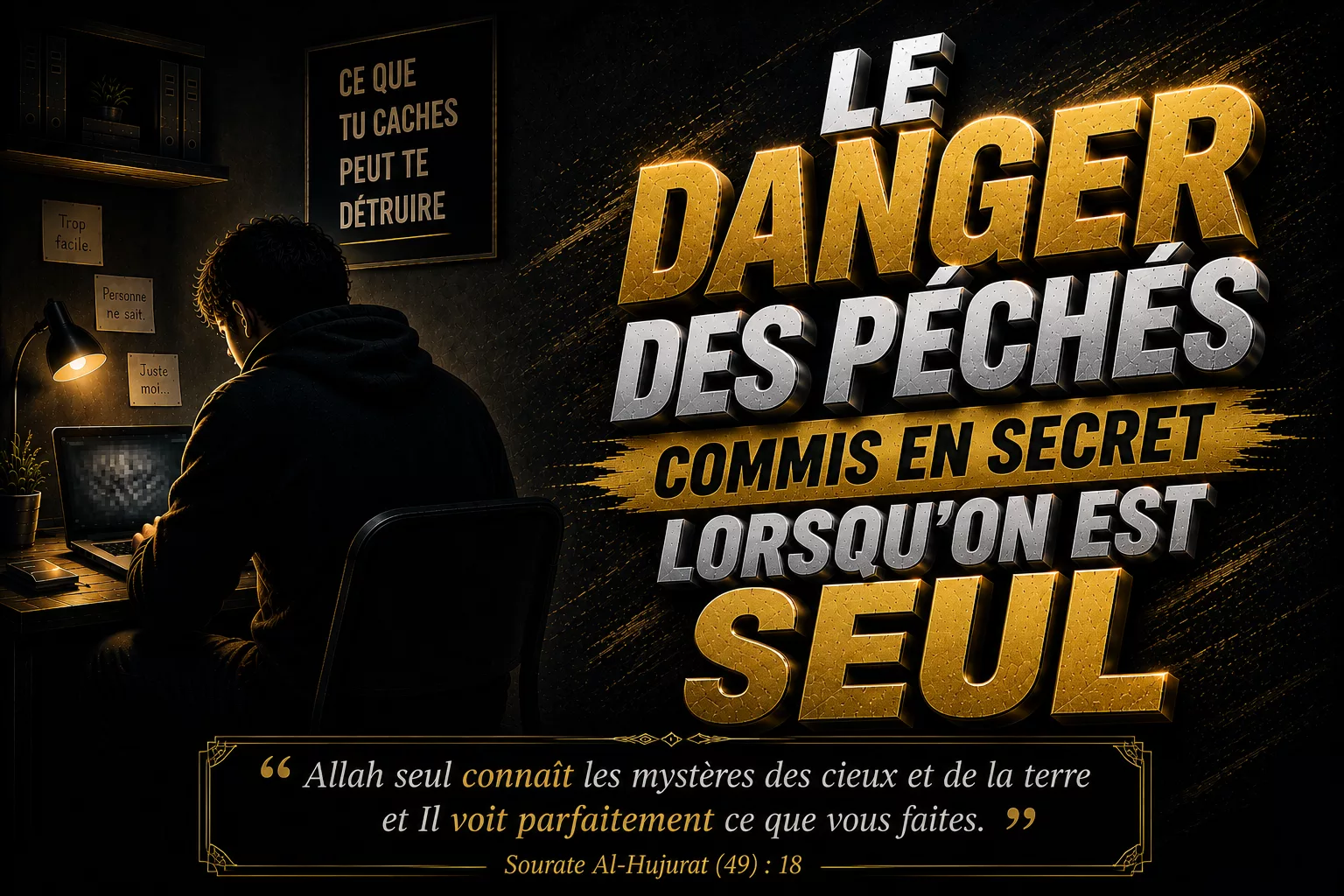 Le danger des péchés commis en secret lorsqu’on est seul